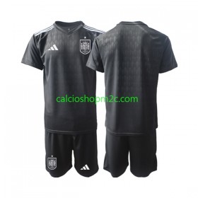 Spagna Portiere Bambino Maglia Prima 2022 Manica Corta (+ Pantaloncini)